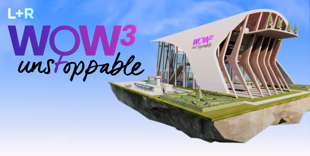 L+R conceptualizes and builds the Unstoppable Women of Web3 virtual headquarters in the metaverse