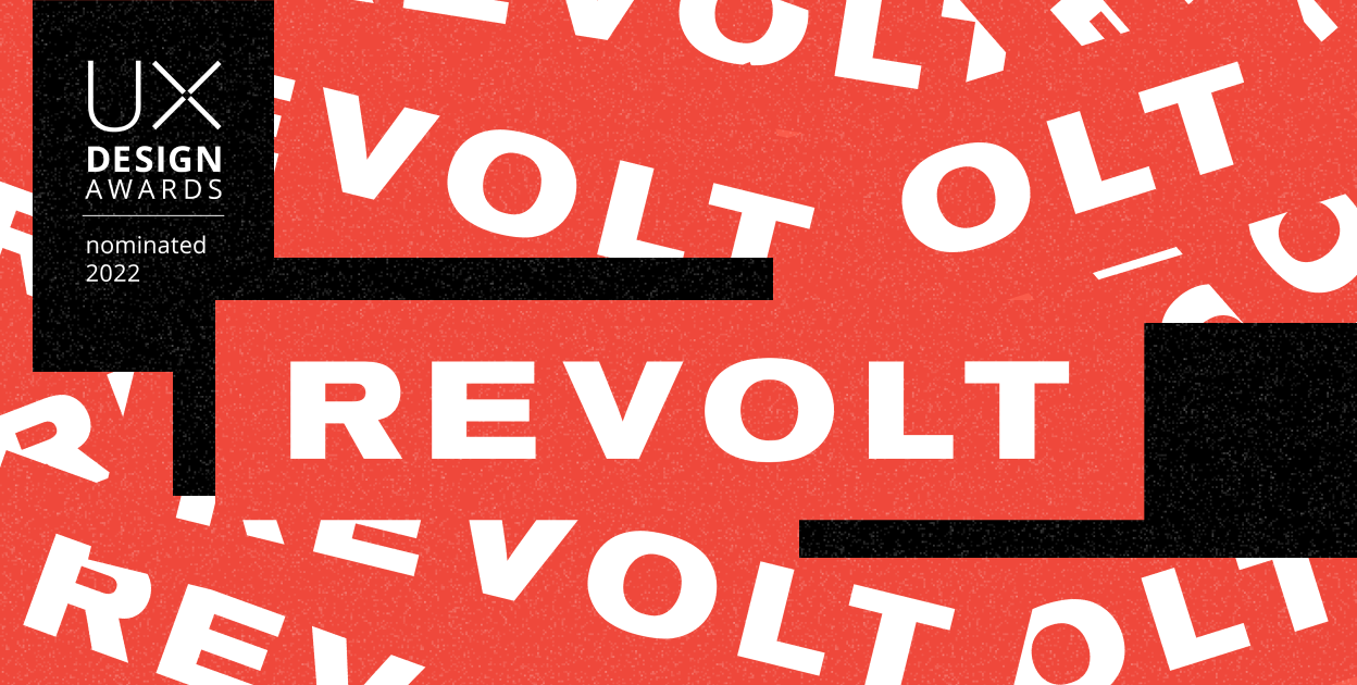 REVOLT.tv nominated for 2022 UX Design Award
