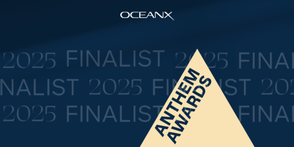 Ocean X org recognized as Anthem Awards Finalist for Digital Experience in Sustainability