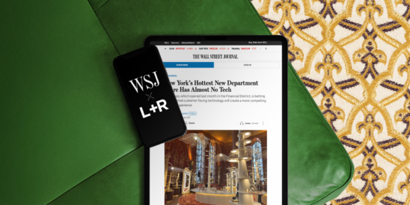 WSJ features Alex Levin on Printemps New Yorks unique technology strategy