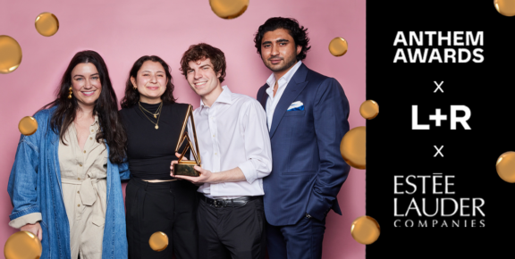 (L+R from L-R) Rachel Smith, Violet Dine, Trent Howell, Abhi Patil at the 2023 Anthem Awards