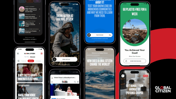 Global Citizen App.