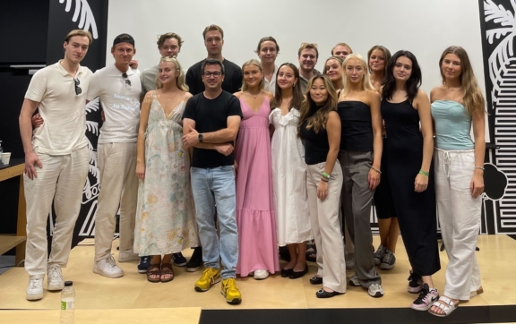 Umeå Business School Students with Ivan Leider, L+R Barcelona general manager
