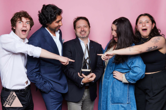 Mark Domino and the L+R team at the 2nd annual Anthem Awards