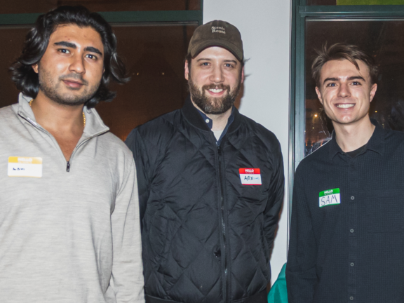 Abhi Patil, L+R Strategist, Alex Levin, L+R co-founder, Sam Pistorius