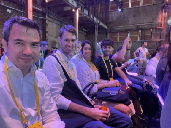 (L-R from L+R) Ivan Leider, Alex Queodot, Maria Paula Navarrete, Javier Torrús
