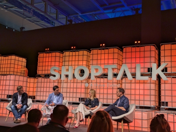 A Shoptalk Europe panel with Przemek Czarnecki, Jordi Bosch, and Beyza Kapu Tuzcu explored AI adoption, ecommerce operations, and organizational change.