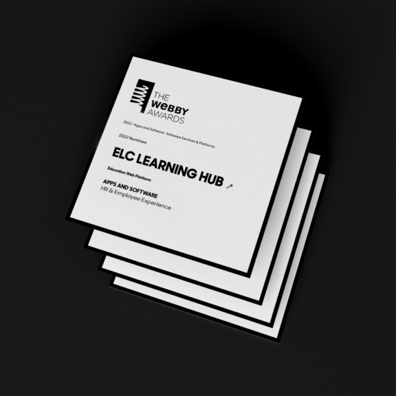 The ELC Learning Hub has been nominated for a Webby Award hero image