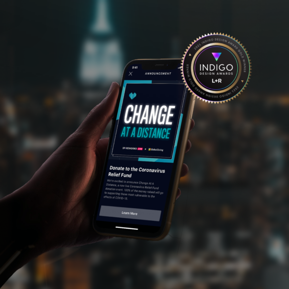 L+R wins Gold Indigo Award for Spireworks Change at a Distance program hero image