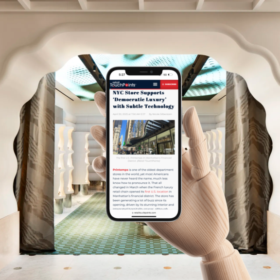 Retail Touchpoints spotlights L+R's 'subtle technology' strategy for Printemps New York hero image