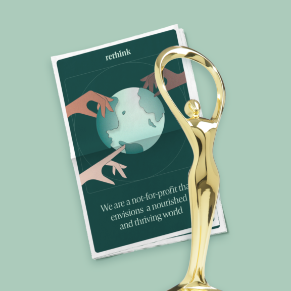 L+R and Rethink Win 2021 Gold Award of Excellence for Brand Identity in the non-profit category hero image
