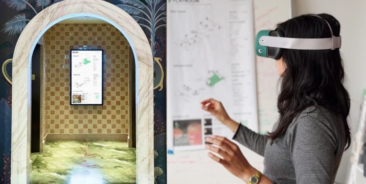 ShapesXR highlights L+R's spatial workflow for Printemps New York's interactive signage