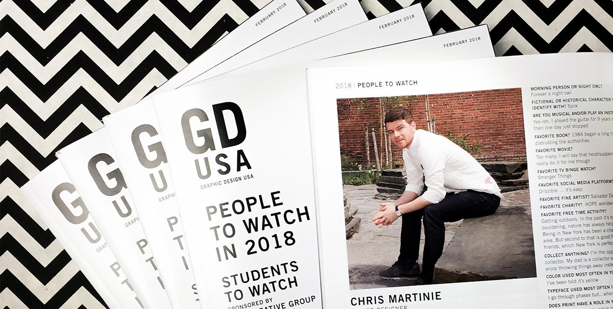 L+R Senior Designer, Chris Martiníe named in GDUSA’s “People to Watch in 2018”