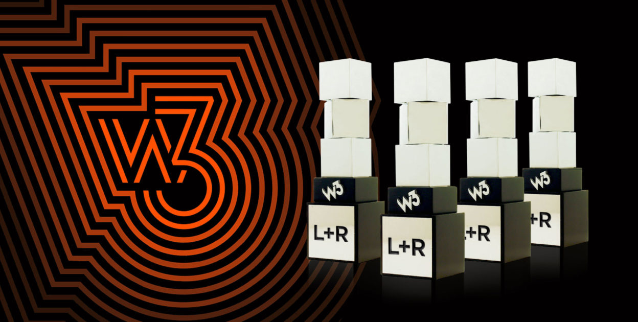 L+R takes home four w3 Awards in 2020