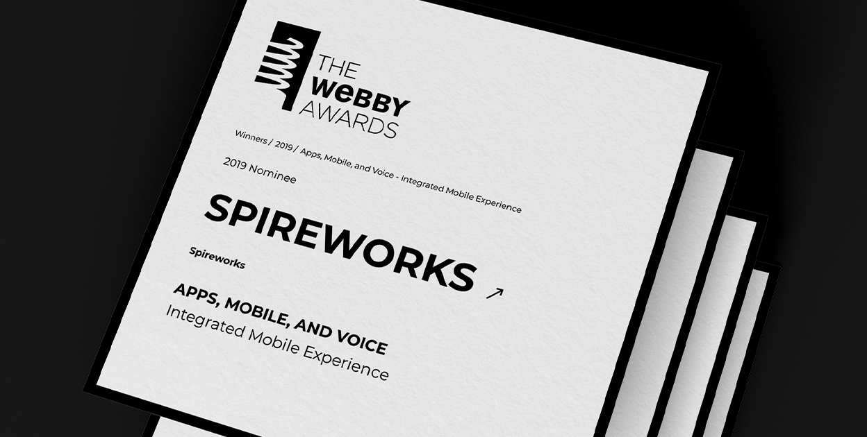 L+R Nominated for a 2019 Webby Award