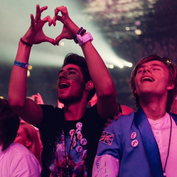 Global Citizen happy audience members