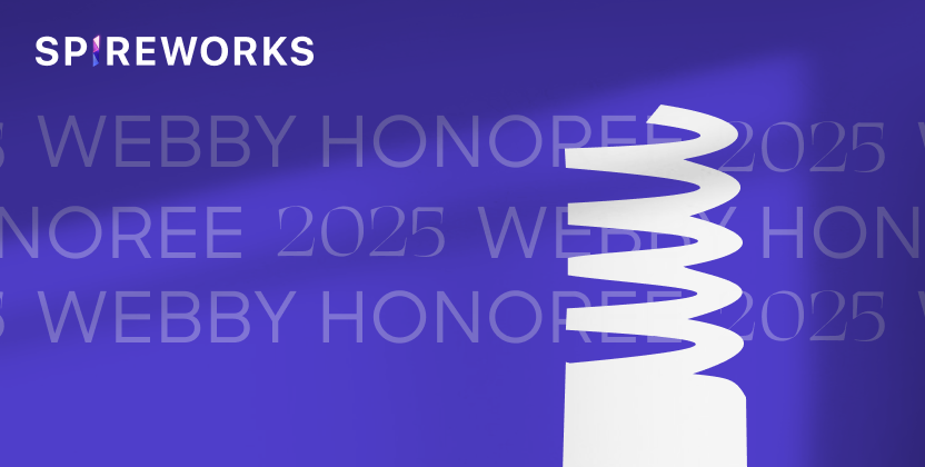 Spireworks selected as an Honoree at the 29th annual Webby Awards