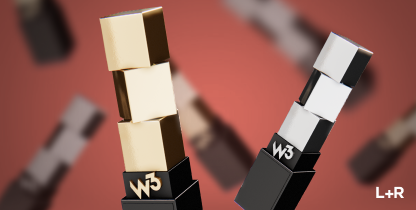 L+R receives over 12 honors at 20th Annual w3 Awards